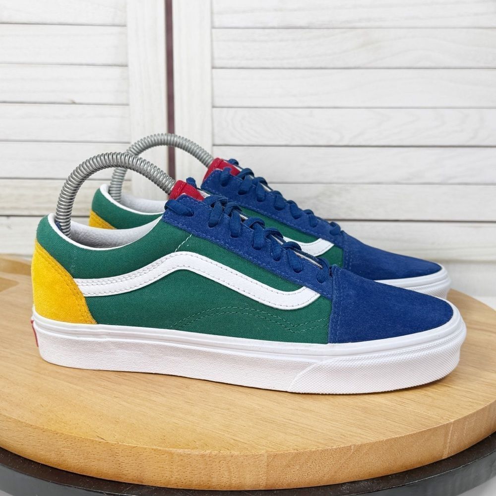 Vans Old Skool Yacht Club Colorblock Canvas Suede Sneakers 6 Men 7.5 Women - Picture 10 of 11
